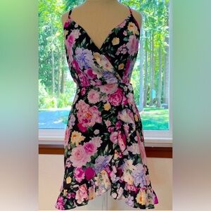Flavio Castellani Floral Wrap Dress Made in Italy! 🇮🇹